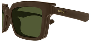 Gucci GG1543S men Brown Squared Sunglasses