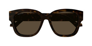 Gucci GG1550SK women Havana Squared Sunglasses