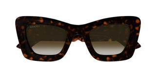 Gucci GG1552S women Havana Butterfly Sunglasses