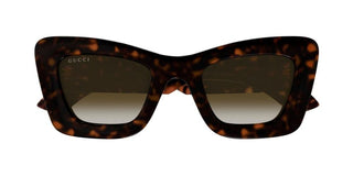 Gucci GG1552S women Havana Butterfly Sunglasses