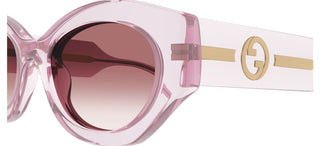 Gucci GG1553S women Pink Cat Eye Sunglasses