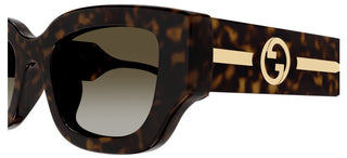 Gucci GG1558SK women Havana Geometric Sunglasses