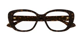 Gucci GG1559OK women Havana Squared Eyeglasses