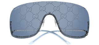 Gucci GG1560S unisex Grey Shield Sunglasses