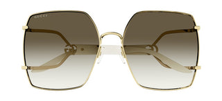 Gucci GG1562S women Gold Oversize Sunglasses