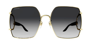 Gucci GG1564SA women Gold Oversize Sunglasses