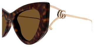 Gucci GG1565S women Gold Cat Eye Sunglasses