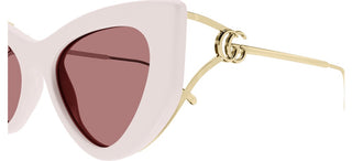 Gucci GG1565S women Pink Cat Eye Sunglasses