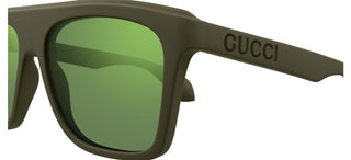 Gucci GG1570S men Green Squared Sunglasses