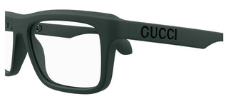 Gucci GG1572O men Green Squared Eyeglasses