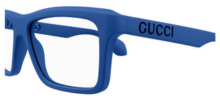 Gucci GG1573O men Blue Squared Eyeglasses