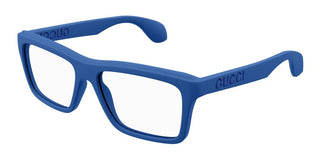 Gucci GG1573O men Blue Squared Eyeglasses