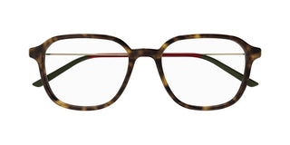 Gucci GG1576O men Havana Squared Eyeglasses