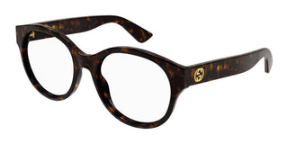 Gucci Gg1580o Women Havana Round Eyeglasses