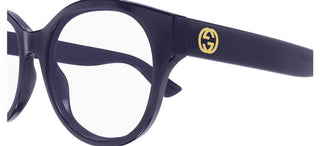 Gucci Gg1580o Women Violet Round Eyeglasses