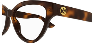 Gucci Gg1581o Women Havana Cat Eye Eyeglasses