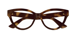 Gucci Gg1581o Women Havana Cat Eye Eyeglasses