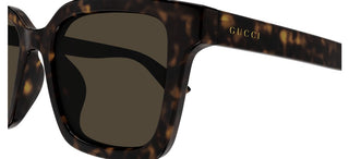 Gucci Gg1582sk Men Havana Squared Sunglasses