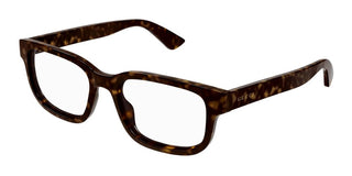 Gucci Gg1584o Men Havana Squared Eyeglasses