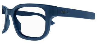 Gucci Gg1584o Men Blue Squared Eyeglasses