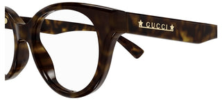 Gucci Gg1590o Women Havana Round Eyeglasses