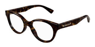 Gucci Gg1590o Women Havana Round Eyeglasses