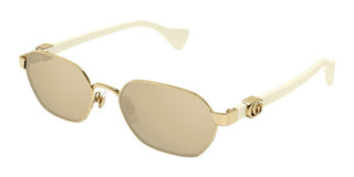 Gucci Gg1593s Women Gold Geometric Sunglasses