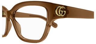 Gucci Gg1597o Women Brown Cat Eye Eyeglasses