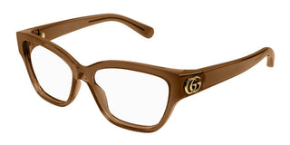 Gucci Gg1597o Women Brown Cat Eye Eyeglasses