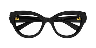 Gucci Gg1598o Women Black Cat Eye Eyeglasses