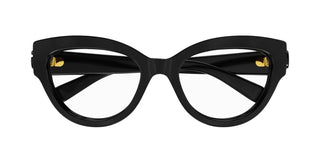 Gucci Gg1598o Women Black Cat Eye Eyeglasses