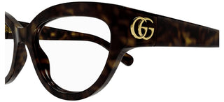 Gucci Gg1598o Women Havana Cat Eye Eyeglasses