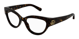 Gucci Gg1598o Women Havana Cat Eye Eyeglasses