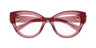 Gucci Gg1598o Women Pink Cat Eye Eyeglasses