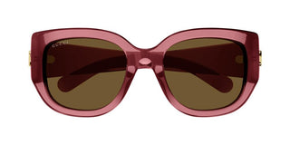 Gucci Gg1599sa Women Red Round Sunglasses