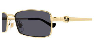 Gucci Gg1600s Women Gold Squared Sunglasses