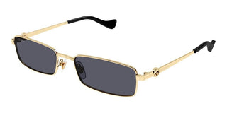 Gucci Gg1600s Women Gold Squared Sunglasses