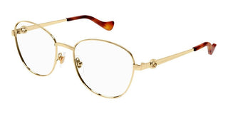 Gucci Gg1601o Women Havana Round Eyeglasses