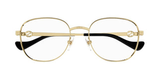 Gucci Gg1602o Women Gold Round Eyeglasses