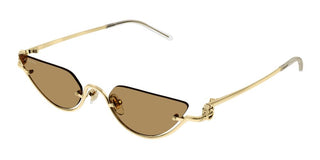 Gucci Gg1603s Women Gold Cat Eye Sunglasses