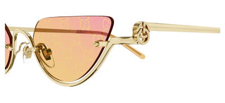 Gucci Gg1603s Women Gold Cat Eye Sunglasses