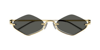 Gucci Gg1604s Women Gold Geometric Sunglasses