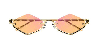 Gucci Gg1604s Women Gold Geometric Sunglasses