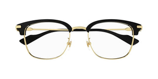 Gucci Gg1606ok Men Gold Squared Eyeglasses