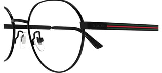 Gucci Gg1607ok Men Black Round Eyeglasses