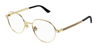 Gucci Gg1607ok Men Gold Round Eyeglasses