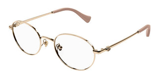 Gucci Gg1608ok Women Rose Gold Round Eyeglasses