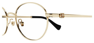 Gucci Gg1608ok Women Gold Round Eyeglasses