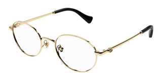 Gucci Gg1608ok Women Gold Round Eyeglasses