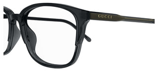 Gucci Gg1610oa Men Grey Squared Eyeglasses